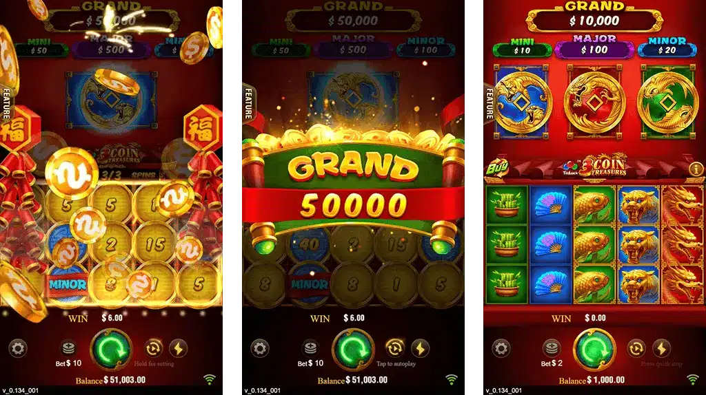 3 Coins Vegas11Fantasy Bonus